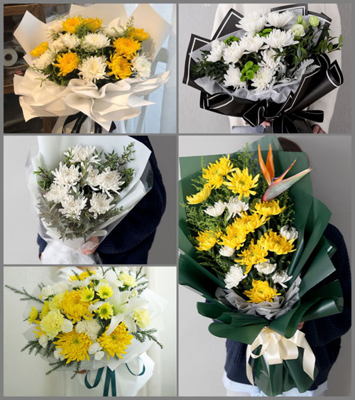 安徽蚌埠市怀远县淝河乡白事花束代送